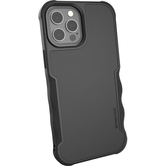 Smartish iPhone 12 Pro Max Armor Case - Gripzilla [Rugged + Protective] Slim Tough Grip Cover - Black Tie Affair