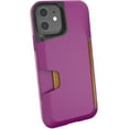 thumbnail image 1 of Smartish iPhone 12 / iPhone 12 Pro Wallet Case - Wallet Slayer Vol. 1 [Slim + Protective] Credit Card Holder (Silk) - Purple Reign, 1 of 8