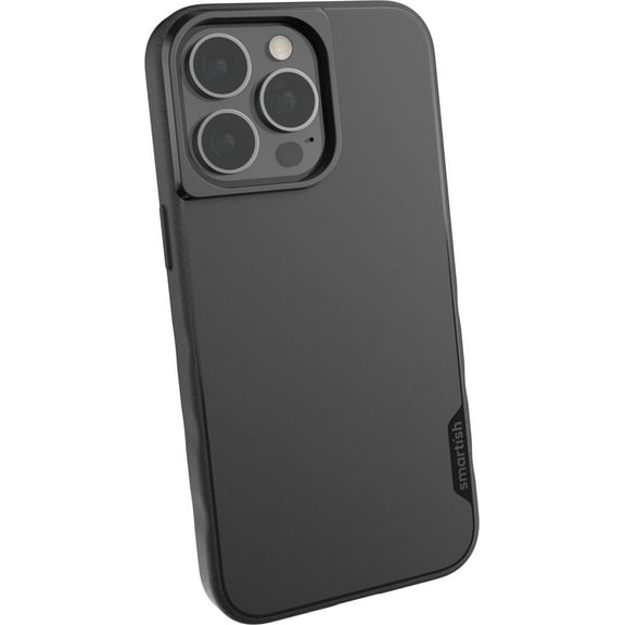 Smartish iPhone 13 Pro Slim Case - Gripmunk - [Lightweight + Protective] Thin Grip Cover - Black Tie Affair