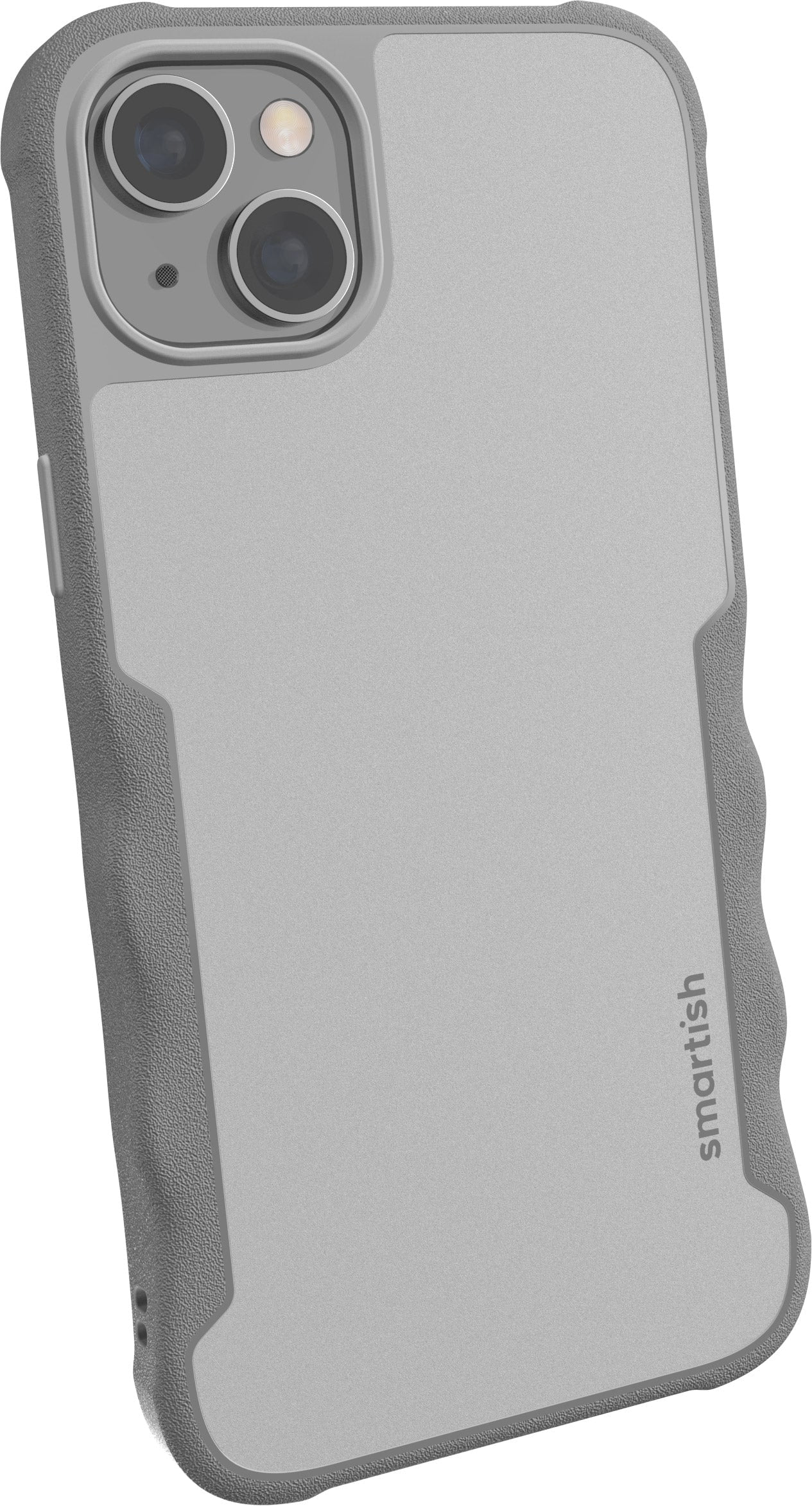 Smartish iPhone 14 Max Protective Case - Gripzilla Compatible with MagSafe [Rugged + Tough] Armored Slim Cover with Drop Protection - Gray Area