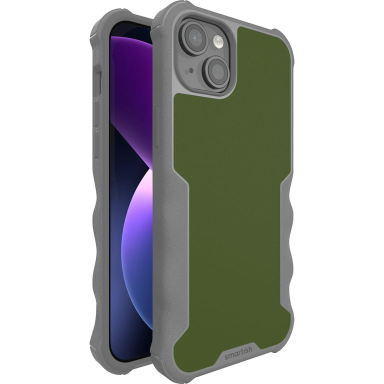 Smartish iPhone 15 Plus Protective Case - Gripzilla Compatible with MagSafe  [Rugged + Tough] Heavy Duty Armored Slim Cover with Drop Protection - Lost  In The Moss - Walmart.com