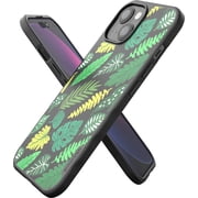 Smartish iPhone 15 Slim Case - Gripmunk Compatible with MagSafe [Lightweight + Protective] Thin Grip Cover with Microfiber Lining - Leaf Me Alone