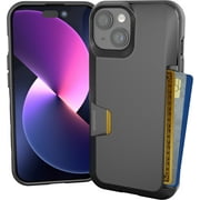 Smartish iPhone 15 Wallet Case - Wallet Slayer Vol. 1 [Slim + Protective] Credit Card Holder - Black Tie Affair