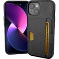 thumbnail image 1 of Smartish iPhone 15 Wallet Case - Wallet Slayer Vol. 2 [Slim + Protective] Credit Card Holder with Kickstand - Black Tie Affair, 1 of 6