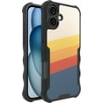 thumbnail image 1 of Smartish® iPhone 16 Plus Protective Magnetic Case - Gripzilla Compatible with MagSafe [Rugged + Tough] Heavy Duty Armor Slim Cover w/ Drop Tested Protection for Apple iPhone 16 Plus - Striped Up, 1 of 6