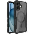 thumbnail image 1 of Smartish® iPhone 16 Protective Magnetic Case - Gripzilla Compatible with MagSafe [Rugged + Tough] Heavy Duty Grip Armored Slim Cover w/ Drop Tested Protection for Apple iPhone 16 - Clearly Black, 1 of 6