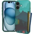 thumbnail image 1 of Smartish® iPhone 16 Wallet Case - Wallet Slayer Vol. 1 [Slim + Protective] Credit Card Holder - Drop Tested Hidden Card Slot Cover Compatible with Apple iPhone 16 - Moving Mountains, 1 of 6