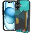 thumbnail image 1 of Smartish® iPhone 16 Wallet Case - Wallet Slayer Vol. 2 [Slim + Protective] Credit Card Holder w/Kickstand - Drop Tested Hidden Card Slot Cover Compatible w/Apple iPhone 16 - Moving Mountains, 1 of 6