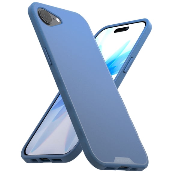 Smartish® iPhone 17e/16e MagSafe Case - Gripmunk Magnetic Slim Case [Lightweight + Protective] Thin Grip Cover with Microfiber Lining for Apple iPhone 16e 2026 - Blues on the Green
