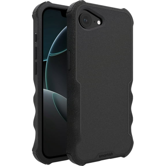 Smartish® iPhone 16e Protective MagSafe Case - Gripzilla [Rugged + Tough] Magnetic Heavy Duty Grip Armored Slim Cover w/ Drop Tested Protection for Apple iPhone 16e 2025 - Black Tie Affair