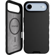 Smartish  iPhone 17 Air MagSafe Case - Gripmunk Magnetic Slim Case [Lightweight + Protective] Thin Grip Cover with Microfiber Lining for Apple iPhone 17 Air - Black Tie Affair