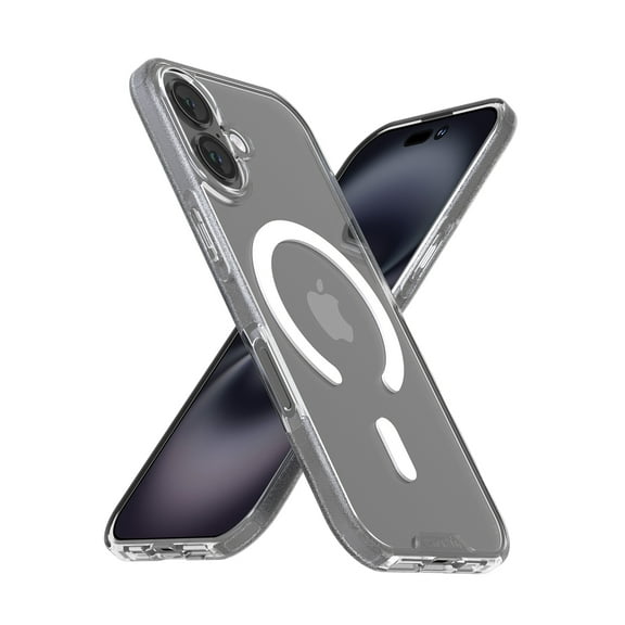 Smartish® iPhone 17 MagSafe Clear Case - Gripmunk Magnetic Slim Case [Lightweight + Protective] Anti-Yellowing Thin Grip Clear Cover for Apple iPhone 17 - Clearly Clear