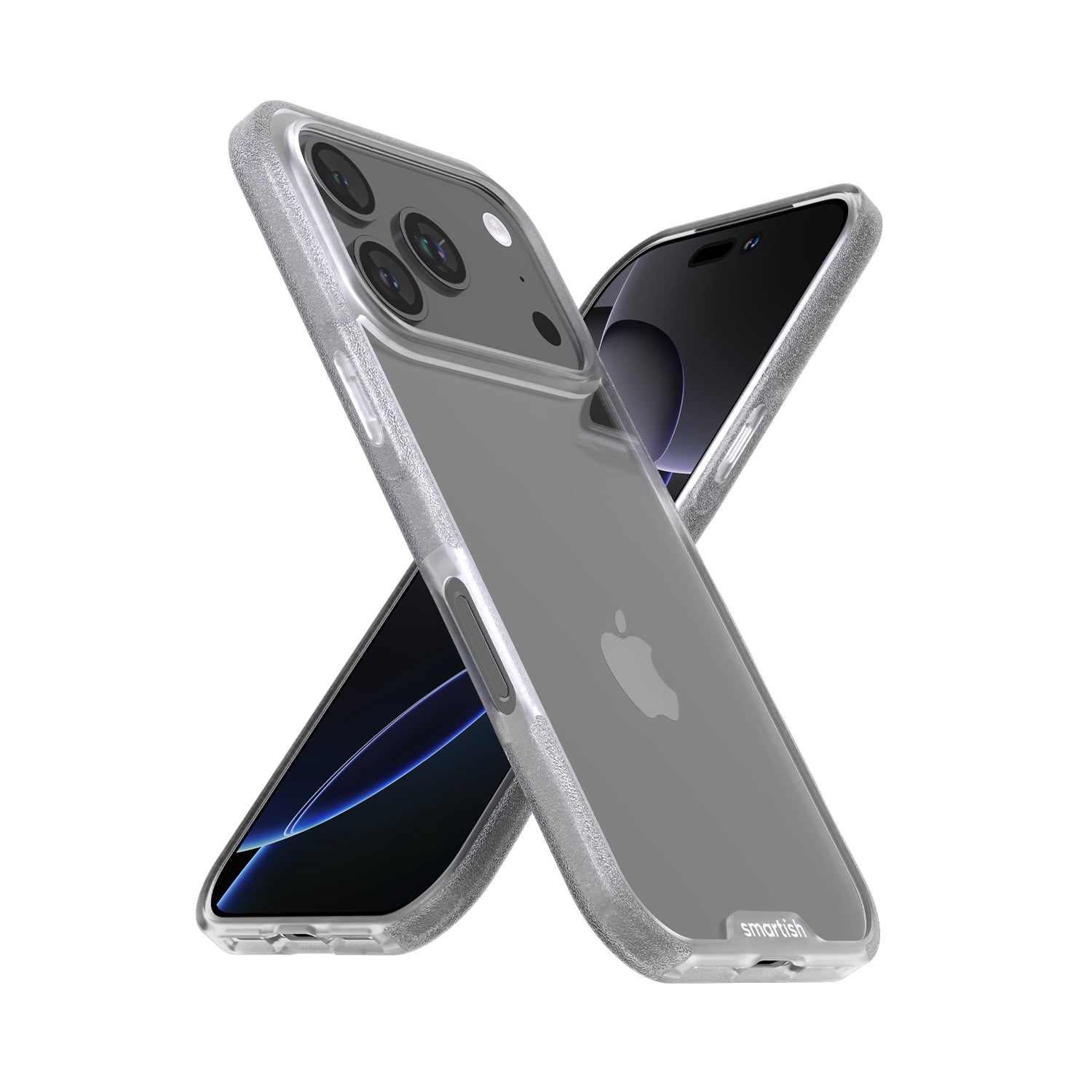 Smartish® iPhone 17 Pro Clear Case - Gripmunk [Lightweight + Protective] Anti-Yellowing Slim Case - Drop Tested Ultra Thin Grip Cover for Apple iPhone 17 Pro - Clearly Clear