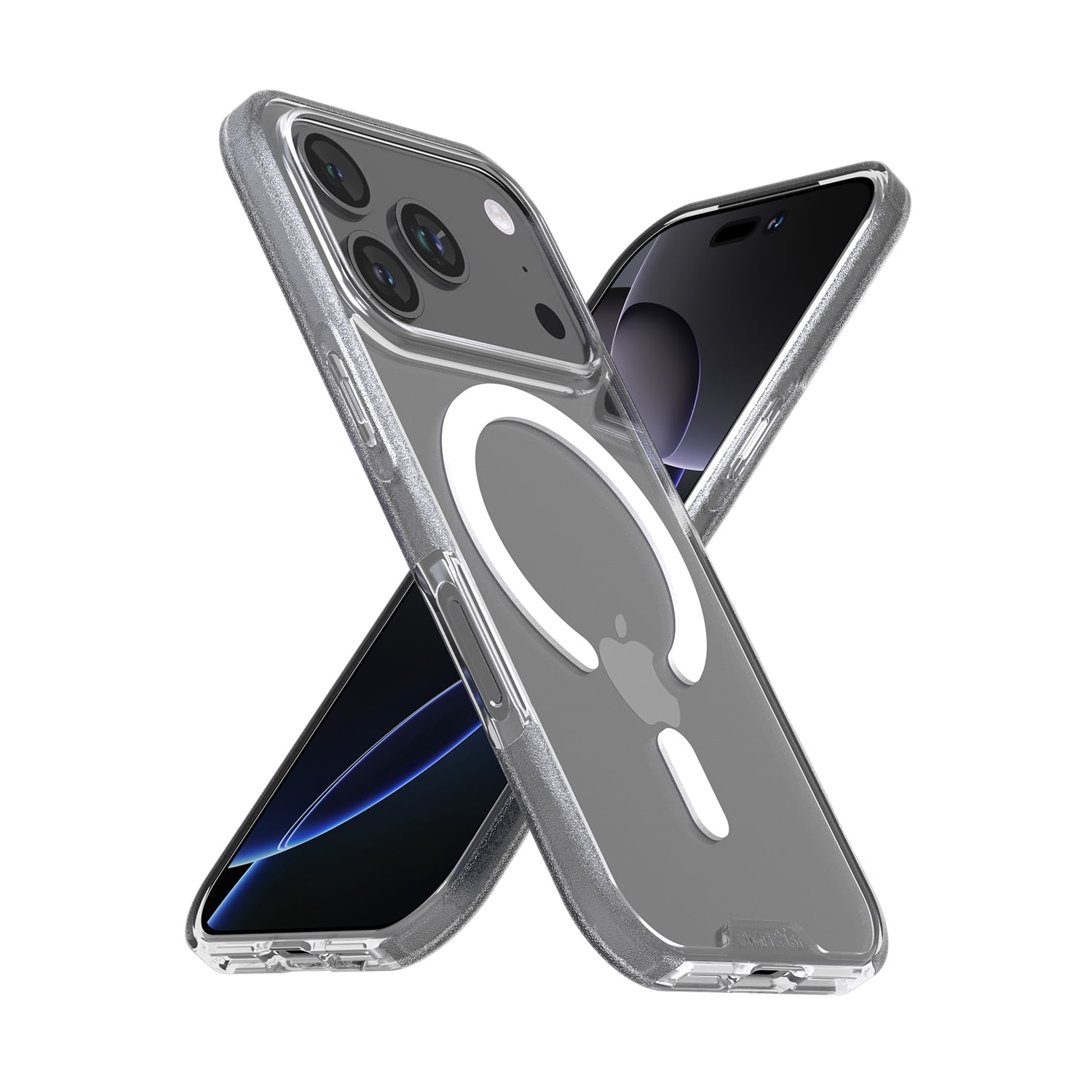 Smartish® iPhone 17 Pro MagSafe Clear Case - Gripmunk Magnetic Slim Case [Lightweight + Protective] Anti-Yellowing Thin Grip Clear Cover for Apple iPhone 17 Pro - Clearly Clear