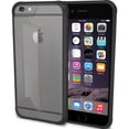 thumbnail image 1 of Smartish iPhone 6 Plus/6s Plus Case - PureView Clear Case for iPhone 6+/6s+ (5.5") - Silk Ultra Slim Protective Crystal Clear Phone Cover (Midnight Black), 1 of 6