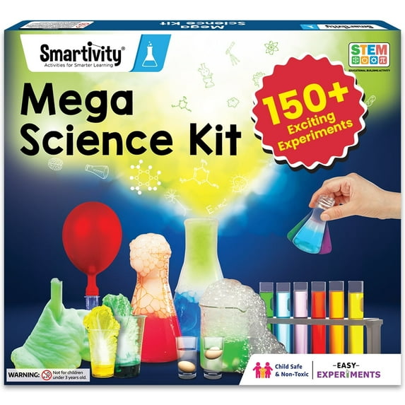 Smartivity Mega Science Kit, STEAM Activity Set for Kids, 150 ...