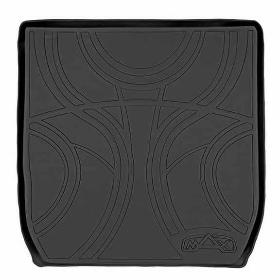 Smartliner SD0043 All Weather Custom Fit Trunk Floor Mat Behind 2nd Row Seat Cargo Liner for 2008-2017 Buick Enclave, Black