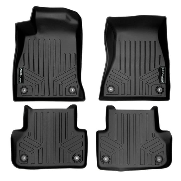 SMARTLINER 2 Rows Custom Fit Floor Liners Compatible with 2018 - 2025 Audi A5 / S5 Sportsback (Gasoline)