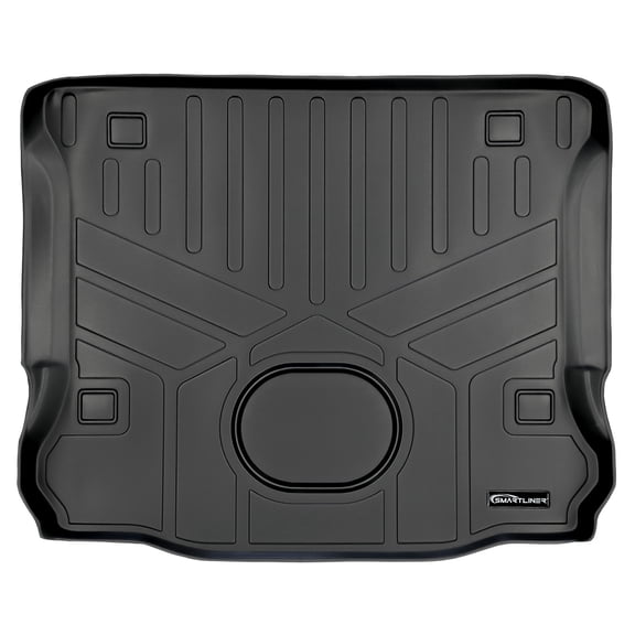 SMARTLINER Cargo Custom Fit Floor Liners Compatible with 2015 - 2018 Jeep Wrangler 4 Door and Unlimited and JK