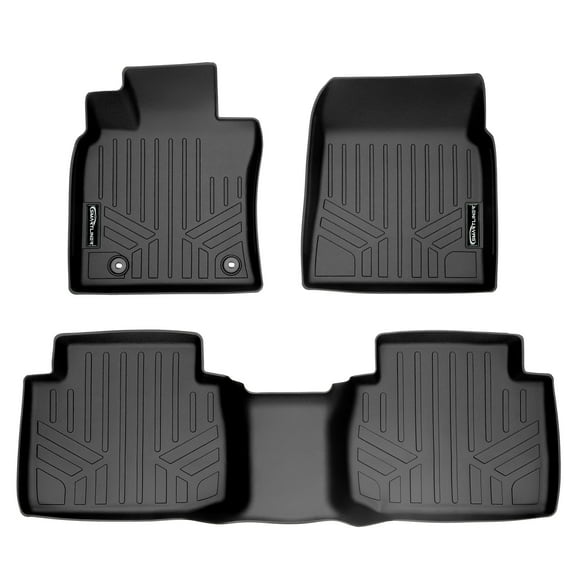 Smartliner Custom Floor Mat Liner Set Black for 2018-2022 Toyota Camry No Hybrid