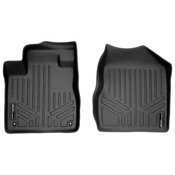 Smartliner Front 1st Row Floor Liner Mats BLACK For Nissan Murano 2009-2014