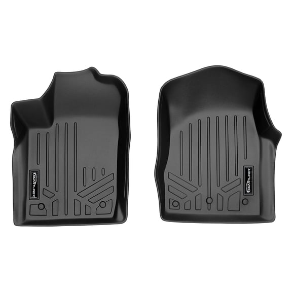 Smartliner Front Row Floor Liner Mat Black for 2013-2016 Grand Cherokee/Durango