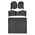 thumbnail image 1 of Smartliner SA0015-B0015-D0202 Custom Fit 2 Rows Floor Mats & Cargo Liner Set for 2007-2008 Chevy Tahoe, Black, 1 of 4