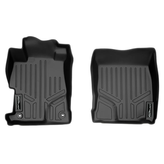 SMARTLINER 1st Row Custom Fit Floor Liners Compatible with 2012 - 2015 Honda Civic Sedan (Gasoline | Fits Civic and Civic Si )