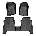 thumbnail image 1 of SMARTLINER 2 Rows Custom Fit Floor Liners Compatible with 2020 - 2025 Jeep Gladiator (Gasoline | 2nd Row Equipped with Lockable Under-Seat Storage), 1 of 4