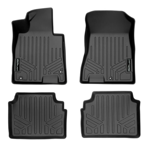 SMARTLINER 2 Rows Custom Fit Floor Liners Compatible with 2021 - 2024 Kia K5 (Gasoline | Fits AWD models)