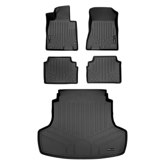 SMARTLINER 3 Rows Custom Fit Floor Liners Compatible with 2021 - 2024 Kia K5 (Gasoline | Fits AWD models)