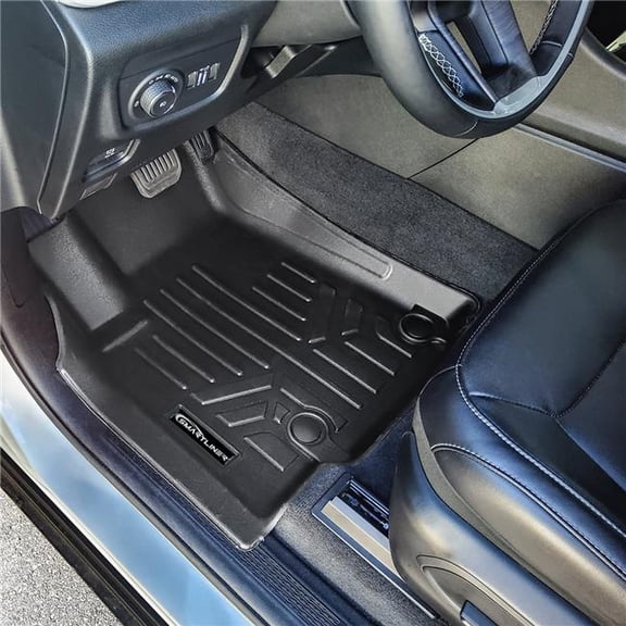 Smartliner SA0674-B0644-E0569 3 Rows Custom-Fit Floor Liners for 2021-2025 Jeep Grand Cherokee L 6 Passenger