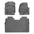thumbnail image 1 of Smartliner SA2167-B2188-R Custom Fit 2 Row Floor Mat Liner Set for 2022-2023 Ford F-150 Lightning, Gray, 1 of 1