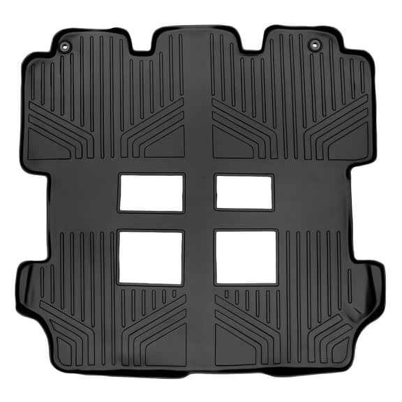SMARTLINER 2 Rows Custom Fit Floor Liners Compatible with 2011 - 2017 Honda Odyssey (Gasoline | )