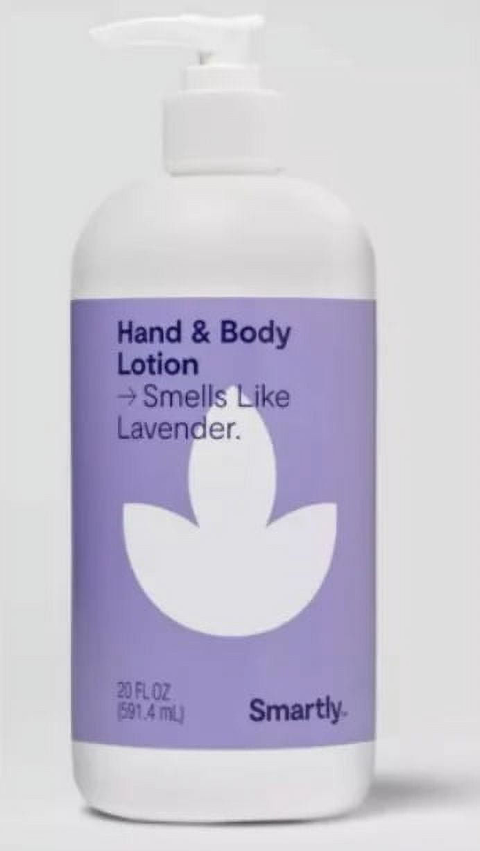 Smartly Hand & Body Lotion, Smells Like Lavender 20 Oz. (Pack of 2