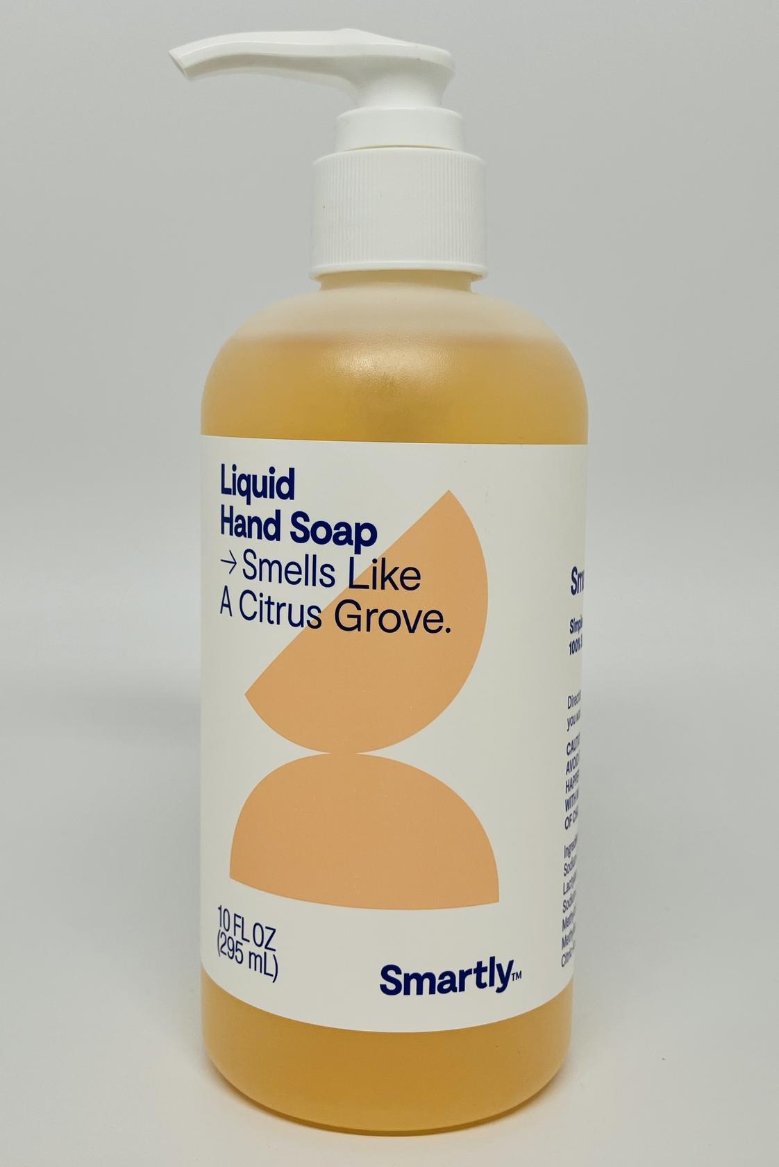 Smartly Liquid Hand Soap Smells Like A Citrus Grove 10 fl. oz. (295ml
