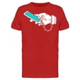 thumbnail image 1 of Smartphone Addiction T-Shirt Men -Image by Shutterstock, Male Large, 1 of 2