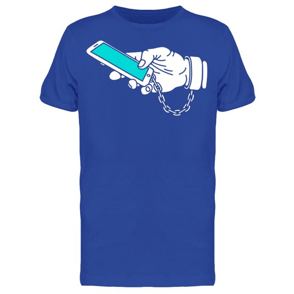 Smartphone Addiction T-Shirt Men -Image by Shutterstock, Male Medium