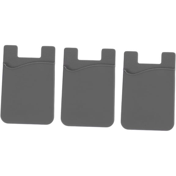 Smartphone Bling Purse 3pcs Silicone Phone case Gray Purse Stick on Holder for Phone case Bling Purse Clip Cell Phone Blush