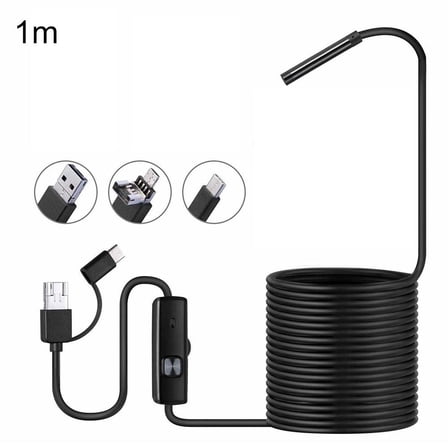 Smartphone Compatible Industrial Sewer Inspection Tool 5 5mm Lens Model