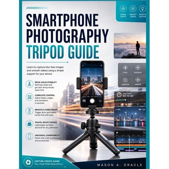 Smartphone Photography Tripod Guide: Step-by-Step Setup, Shooting Techniques, and Stability Tips, (Paperback)