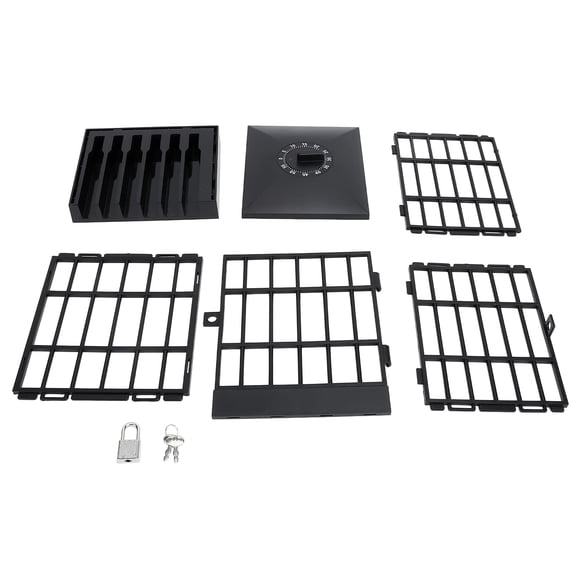Smartphone Prison Lockable Cage, Fun Gift For Phone Addicts, Plastic Construction, Easy Assembly  Secure