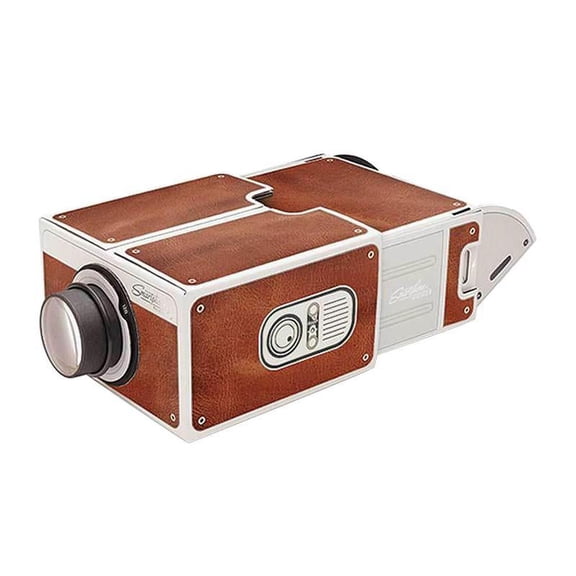 Smartphone Projector, Watch Videos for / Android Phones for Home Cinema in A Box, for Phones Up to 8x14.5 Cm