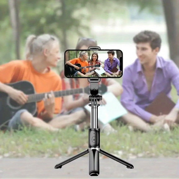 Smartphone Selfie Stick, Selfie Stick with Remote Self-Balancing, 360 Degree Rotation, Selfie, Phone Stabilizer for Video Recording