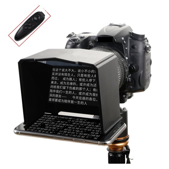 Smartphone Teleprompter Camera Photo Studio Interview Video Prompter Monitor Teleprompter