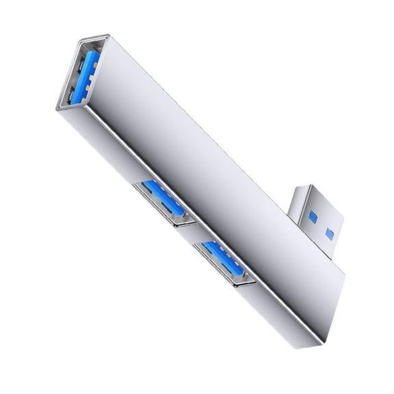 Smartphone USB Hubs USB Docking Stations With 5Gbps Super Speed USB3.0 Port Right Angles Aluminum Body