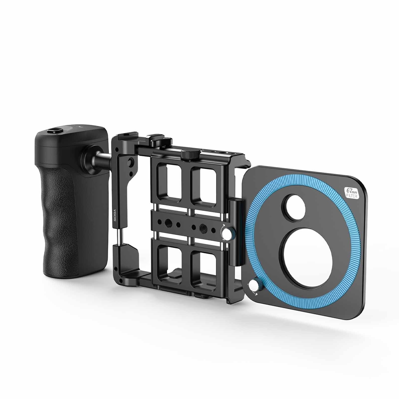 Broadcaster Rig Smartphone Video Rig Mobile Phone Cage Bracket Set for Live Broadcast ...