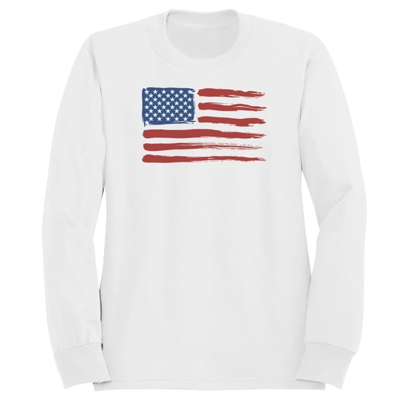 Smartprints American Flag Nurse Life Patriotic Women's Sweatshirt, White, S