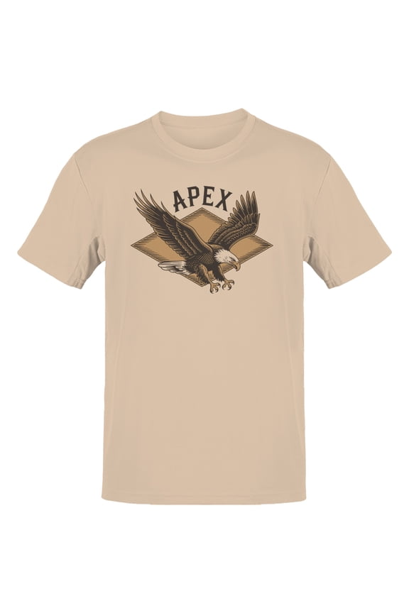 Apex Eagle Vintage Men's T-Shirt Natural, Cotton, L