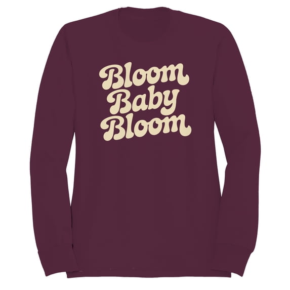 Smartprints Bloom Baby Bloom Women's Sweatshirt Maroon, Cotton, S